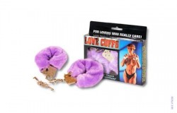 Меховые наручники Furry Fun Cuffs Purple Plush