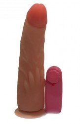 Реалистичный вибратор с выносным блоком Lovetoy - 20,5 см.