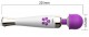 Фиолетово-белый клиторальный вибромассажер Fantasy Fashion - 22,5 см.
