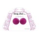Фиолетовые вагинальные шарики Lux