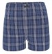 Синие хлопковые трусы-боксеры в клеточку Gentlemen