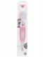 Бело-розовый, работающий от Usb вибромассажёр Pixey Wand Pink Edition - 32 см.