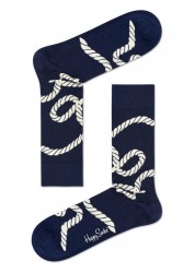Носки унисекс Rope Sock с принтом в виде канатов Happy socks