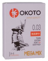 Набор из 4 презервативов Okoto MegaMIX