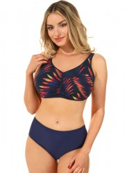 Раздельный купальник: принтованный лиф и высокие плавки Jolidon Раздельный купальник: принтованный лиф и высокие плавки Jolidon