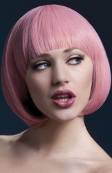 Розовый парик-каре Mia Fever