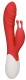 Красный вибратор-кролик G Ignite с функцией нагрева - 20,8 см.