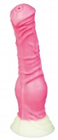 Розовый фаллоимитатор Пони mini - 18,5 см.