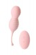 Нежно-розовые вагинальные шарики Zefyr с пультом ДУ