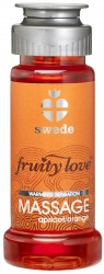 Лосьон для массажа Swede Fruity Love Massage Apricot/Orange с ароматом абрикоса и апельсина - 50 мл.