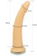Телесная гладкая насадка-фаллоимитатор Harness - 20 см.