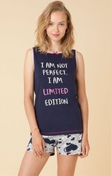 Женская трикотажная пижама из хлопка Cotonella