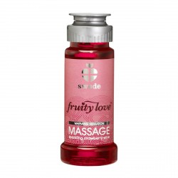 Лосьон для массажа Swede Fruity Love Massage Sparkling Strawberry Wine с ароматом клубничного вина - 50 мл.