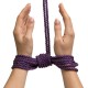 Фиолетовая веревка для связывания Fifty Shades Freed Want to Play? 10m Silky Rope - 10 м.