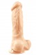 Большой фаллоимитатор Colours Pleasures Thick 8 Dildo - 23,8 см.