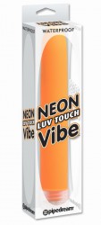 Оранжевый водонепроницаемый вибратор Neon Luv Touch Vibe - 19 см. Оранжевый водонепроницаемый вибратор Neon Luv Touch Vibe - 19 см.