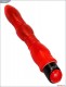 Красный гелевый супервибратор Samantha - 28,5 см.