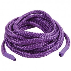 Фиолетовая веревка для фиксации Japanese Silk Love Rope - 3 м.
