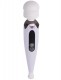 Белый, работающий от сети вибромассажёр Pixey Wand Future - 26,5 см.