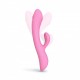 Розовый вибратор-кролик Bunny  Clyde - 22,5 см.