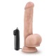 Телесный вибратор-реалистик Dr. Jay 8.75 Inch Vibrating Cock - 22,2 см.