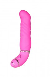 Розовый силиконовый вибратор Purrfect Silicone 6INCH 10FUNCTIONS - 15 см.