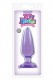 Фиолетовая средняя анальная пробка Jelly Rancher Pleasure Plug Medium - 12,7 см.