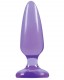 Фиолетовая средняя анальная пробка Jelly Rancher Pleasure Plug Medium - 12,7 см.