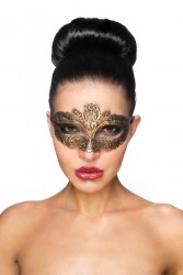 Золотистая карнавальная маска "Саиф" Сумерки богов