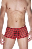 Мужские трусы-боксеры из полупрозрачной ткани в горох La Blinque