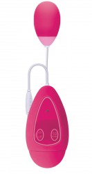 Розовое виброяйцо BuLLiTT Single с пультом управления