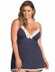 Сорочка в горошек Polka dot jersey slipdress Leg Avenue