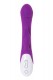 Фиолетовый вибратор Lovemoment с подогревом - 21,5 см.