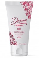 Массажный крем с ароматом лаванды Desire Massage Cream with Lavender - 150 мл.