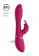 Розовый вибромассажер-кролик Mira - 21,5 см.