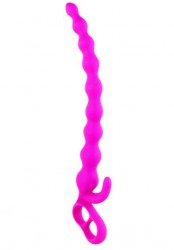 Лиловая силиконовая цепочка Rupert - 31 см. Лиловая силиконовая цепочка Rupert - 31 см.