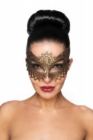 Золотистая карнавальная маска "Фейт" Сумерки богов