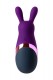 Фиолетовый стимулятор эрогенных зон Eromantica Bunny - 21,5 см.
