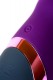 Фиолетовый стимулятор эрогенных зон Eromantica Bunny - 21,5 см.