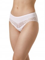 Трусики-слипы из микроволокна с кружевной вставкой Lengy