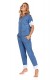 Пижама из хлопкового полотна с кружевной отделкой Doctor Nap