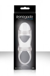 Прозрачная насадка на пенис Renegade Power Cage с петлей для мошонки