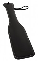 Черная плоская шлепалка Bondage Paddle - 31,7 см.