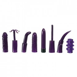 Эротический набор фиолетовых стимуляторов Mega Purple