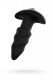 Чёрная анальная втулка S-HANDE Lovearrow с вибрацией - 10 см.