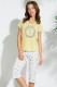 Нежная пижама Donata с цветочным рисунком на бриджах Taro