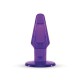 Фиолетовый анальный плаг большого размера Jammy Jelly Anal Xl Plug Violet - 14 см.