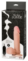 Реалистичный вибратор The Best Lover 6 с присоской - 20 см.