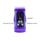 Фиолетовый вибратор-ротатор с клиторальным отростком - 21 см.