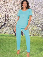 Пижама из вискозы с брючками Sielei